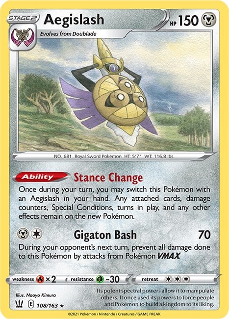 Aegislash - Stili di Lotta 108/163 [ Italiano / Inglese ]