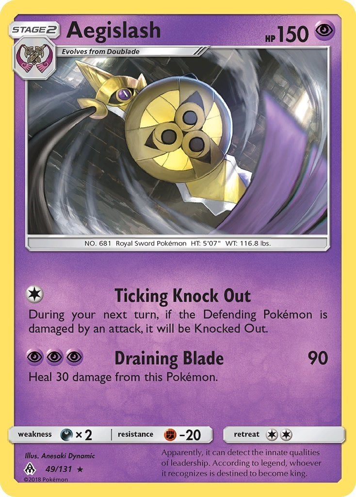 Aegislash - Apocalisse Di Luce 049/131 [ Italiano / Inglese ]