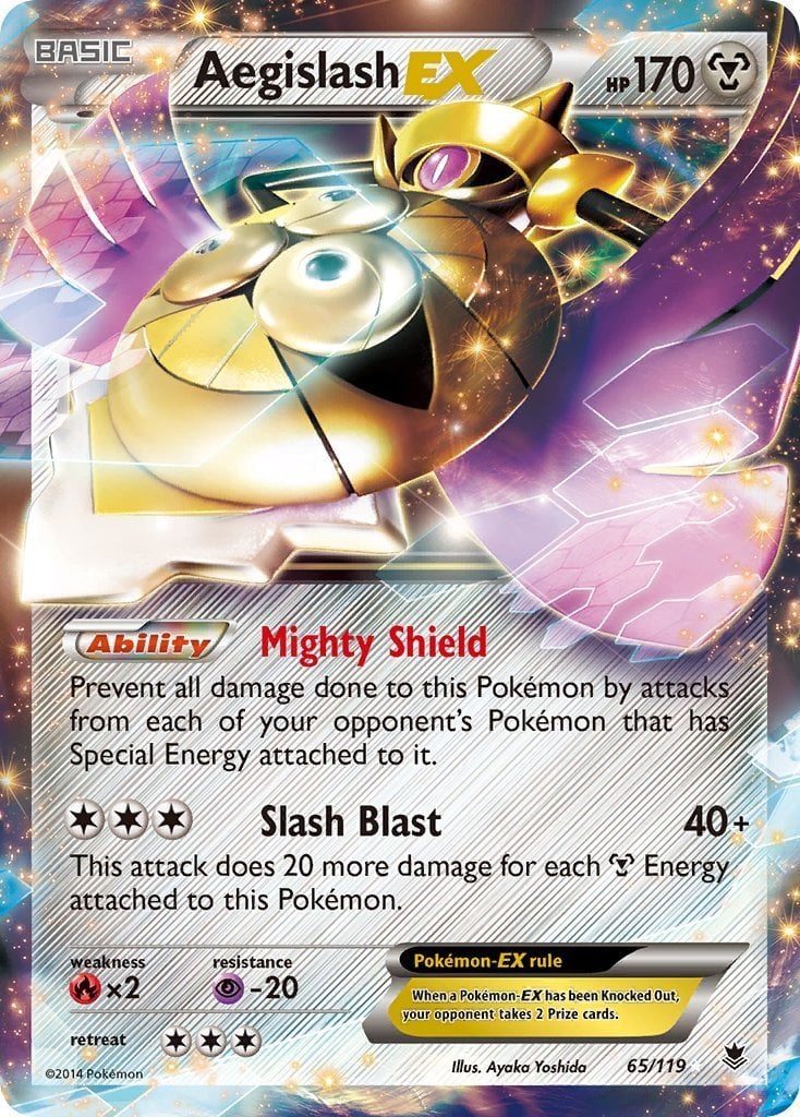 Aegislash EX - Forze Spettrali 065/119 [ Italiano / Inglese ]