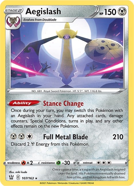 Aegislash - Stili di Lotta 107/163 [ Italiano / Inglese ]