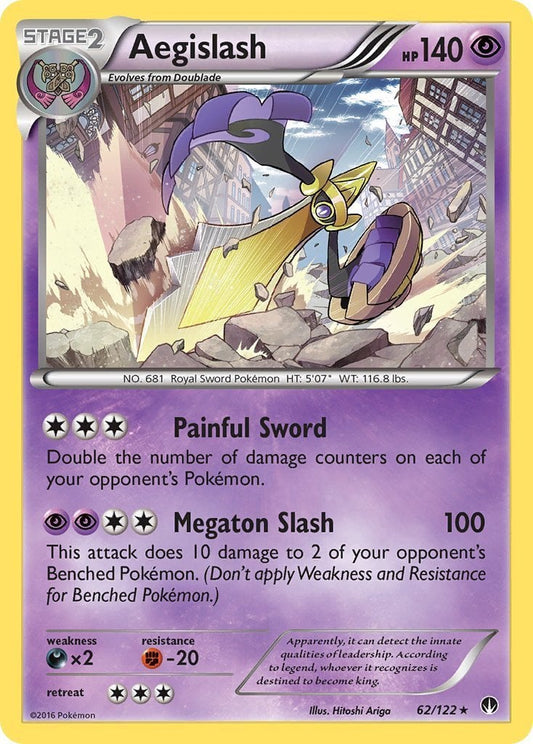 Aegislash - Turbo Crash 062/122 [ Italiano / Inglese ]