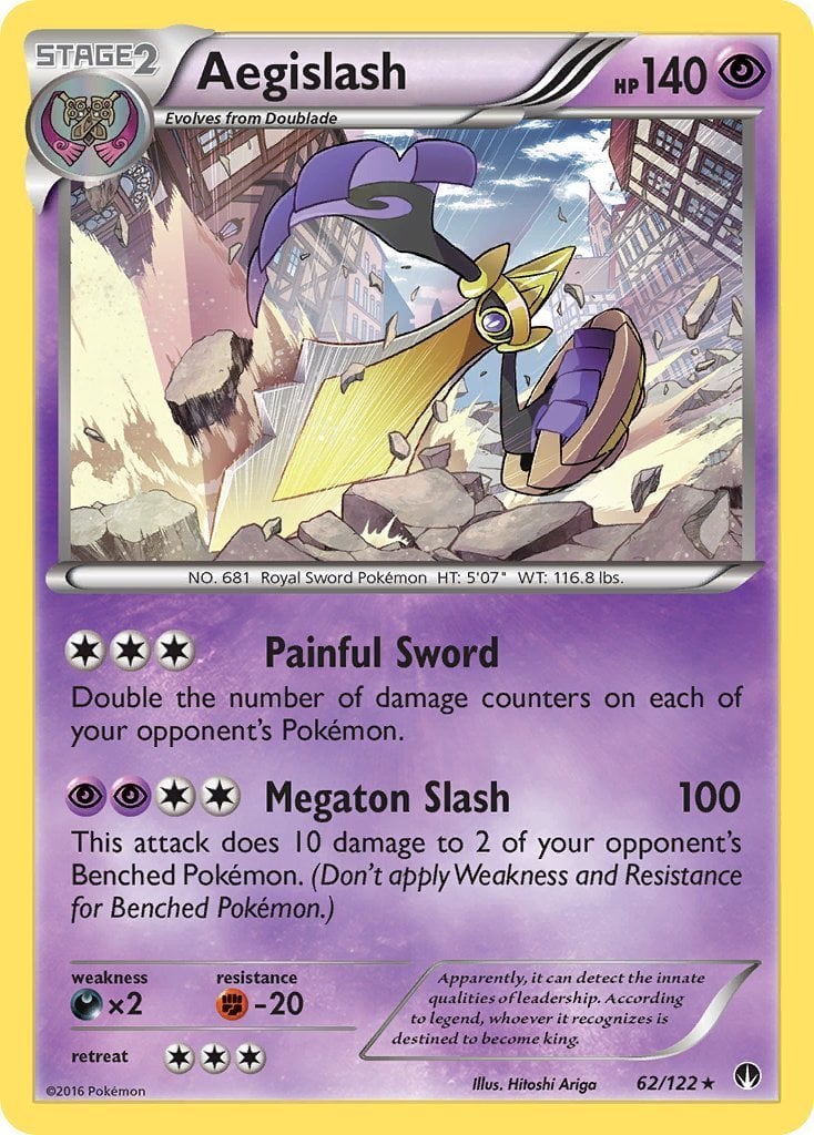 Aegislash - Turbo Crash 062/122 [ Italiano / Inglese ]