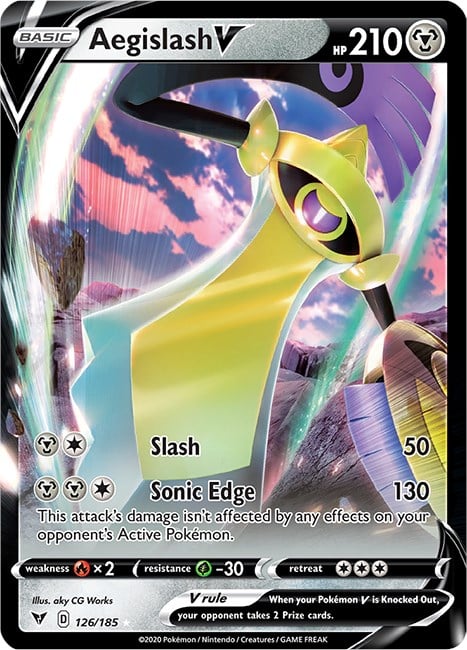 Aegislash V - Voltaggio Sfolgorante 126/185 [ Italiano / Inglese ]
