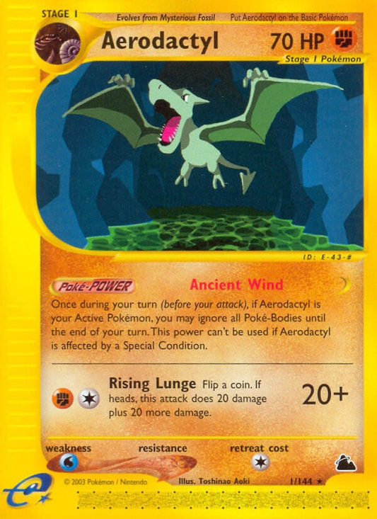 Aerodactyl - Skyridge 001/144 [ Italiano / Inglese ]