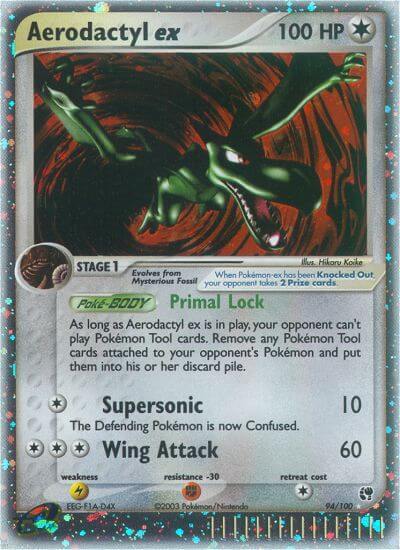 Aerodactyl ex - EX Tempesta di Sabbia 94/100 [ Italiano / Inglese ]