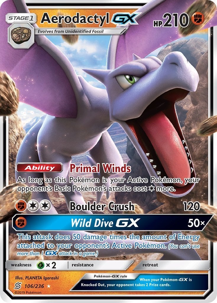 Aerodactyl GX - Sintonia Mentale 106/236 [ Italiano / Inglese ]