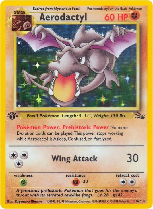 Aerodactyl - Fossil 016/062 [ Italiano / Inglese ]