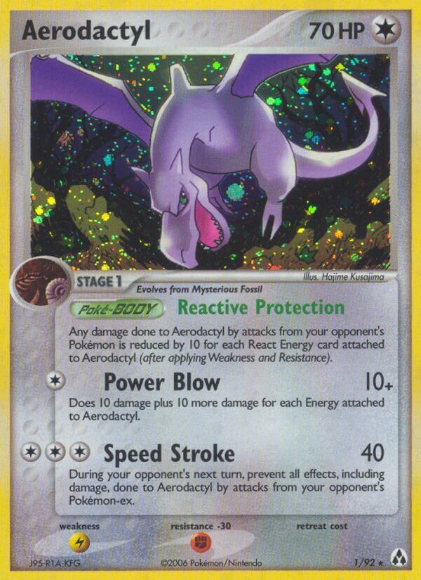 Aerodactyl - EX La Leggenda di Mew 001/092 [ Italiano / Inglese ]