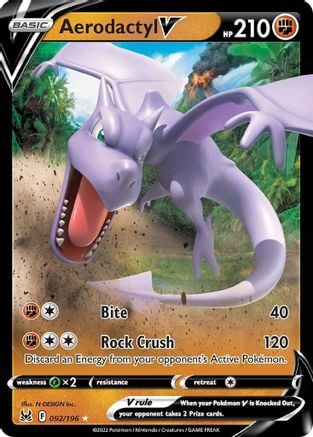 Aerodactyl V - Origine Perduta 092/196 [ Italiano / Inglese ]