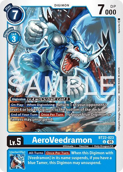 AeroVeedramon BT22-023 [ Inglese / Giapponese ]