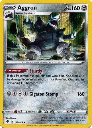 Aggron - Fiamme Oscure 123/189 [ Italiano / Inglese ]
