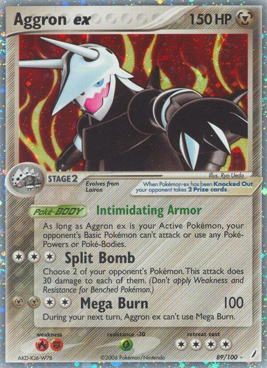 Aggron ex - EX Guardiani dei Cristalli 89/100 [ Italiano / Inglese ]