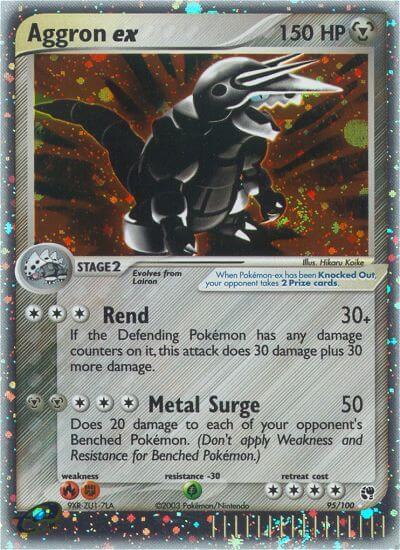 Aggron ex - EX Tempesta di Sabbia 95/100 [ Italiano / Inglese ]