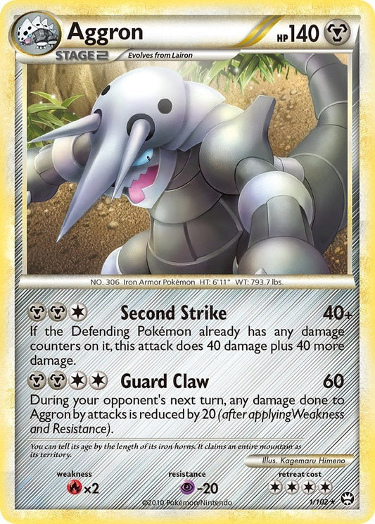 Aggron - Battaglie Trionfali 1/102 [ Italiano / Inglese ]