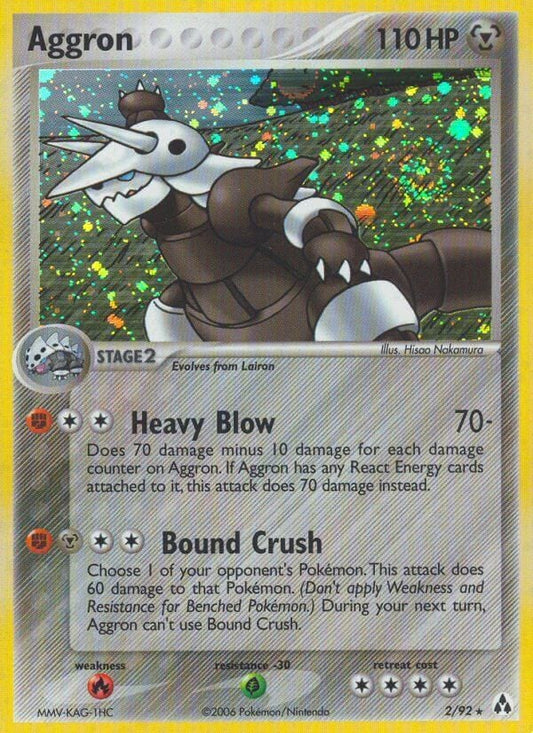 Aggron - EX La Leggenda di Mew 2/92 [ Italiano / Inglese ]