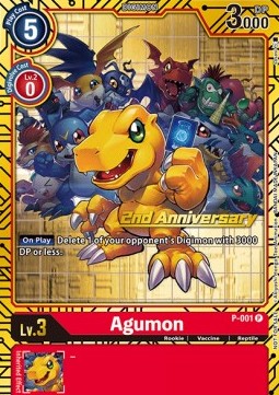 Agumon P-001 [ Inglese / Giapponese ]