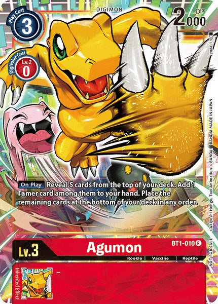 Agumon BT1-010 [ Inglese / Giapponese ]
