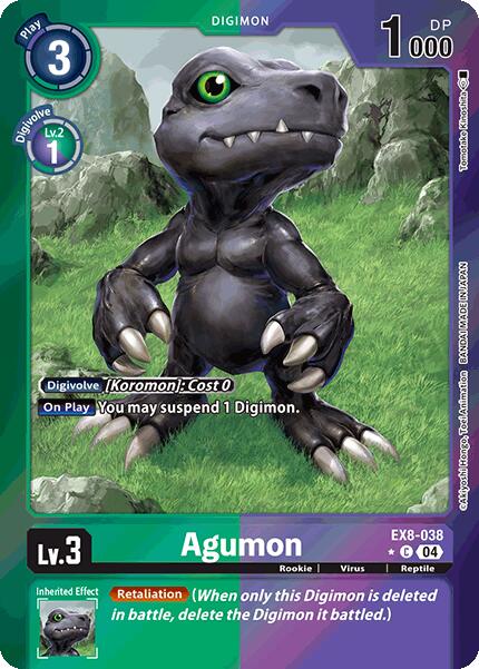 Agumon EX8-038 [ Inglese / Giapponese ]