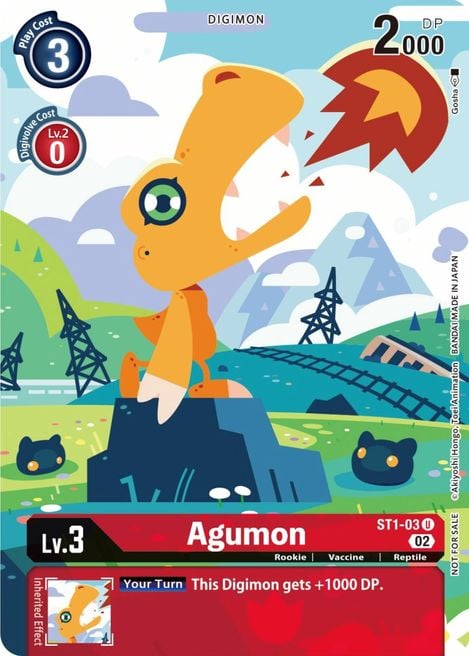Agumon ST1-03 [ Inglese / Giapponese ]