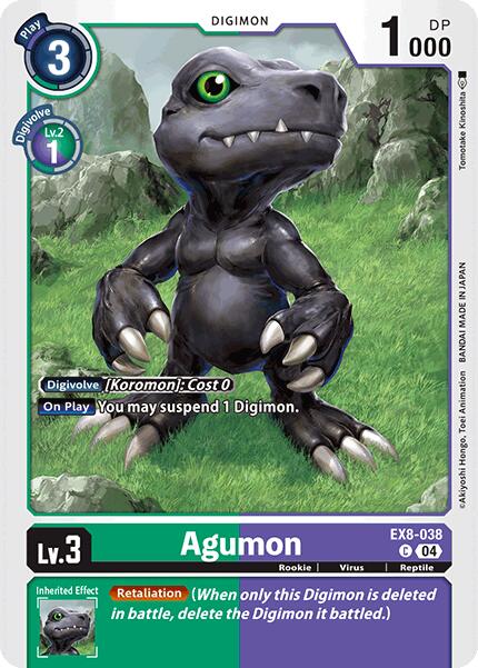 Agumon EX8-038 [ Inglese / Giapponese ]