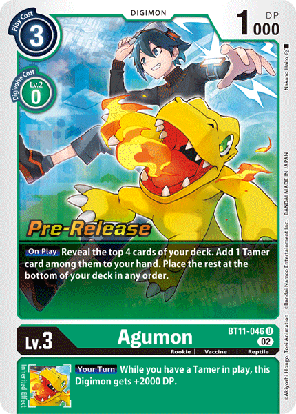 Agumon BT11-046 [ Inglese / Giapponese ]