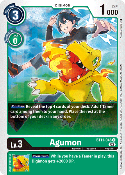 Agumon BT11-046 [ Inglese / Giapponese ]