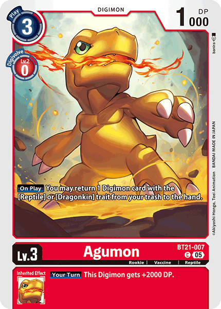 Agumon BT21-007 [ Inglese / Giapponese ]