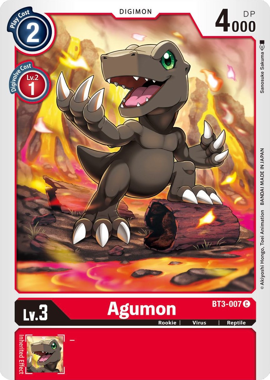 Agumon BT3-007 [ Inglese / Giapponese ]