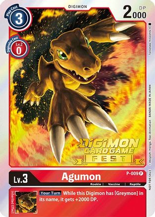 Agumon P-009 [ Inglese / Giapponese ]