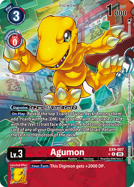 Agumon EX9-007 [ Inglese / Giapponese ]