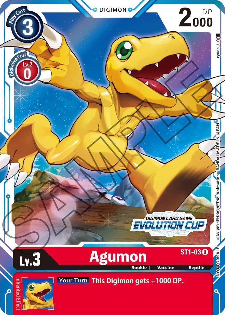 Agumon ST1-03 [ Inglese / Giapponese ]
