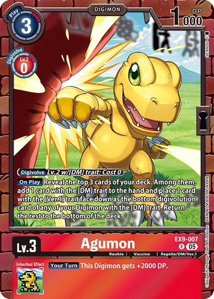 Agumon EX9-007 [ Inglese / Giapponese ]