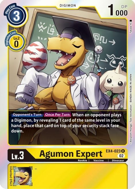 Agumon Expert EX4-023 [ Inglese / Giapponese ]