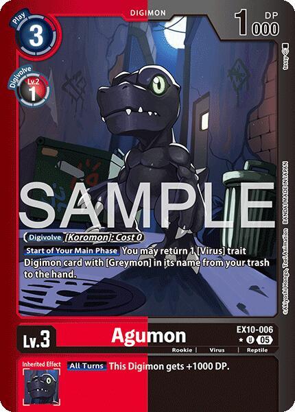 Agumon EX10-006 [ Inglese / Giapponese ]