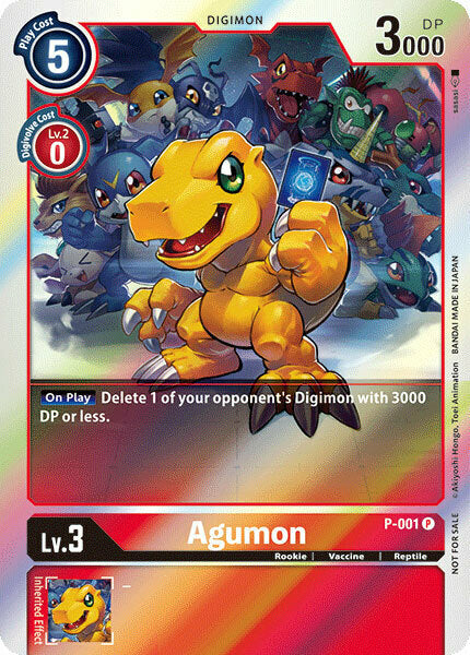 Agumon P-001 [ Inglese / Giapponese ]
