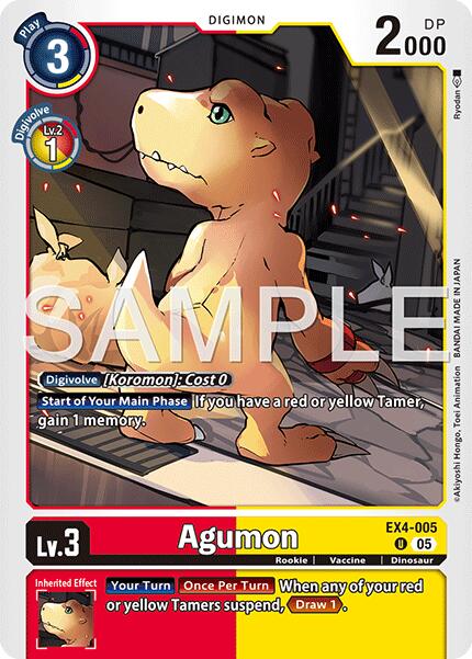 Agumon EX4-005 [ Inglese / Giapponese ]