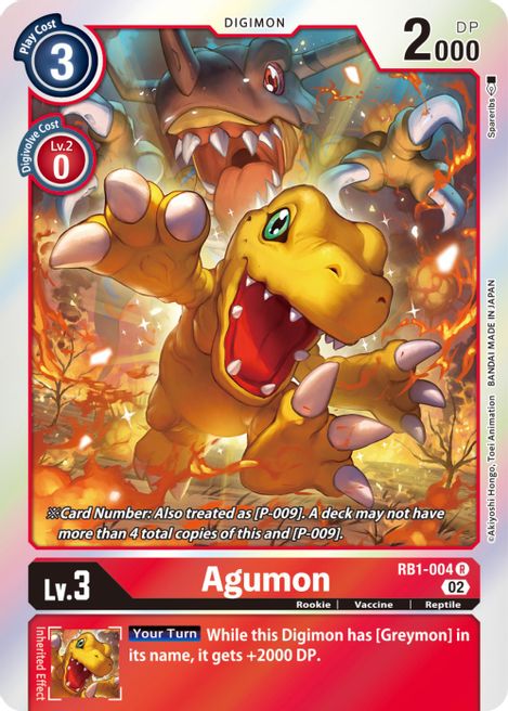 Agumon RB1-004 [ Inglese / Giapponese ]