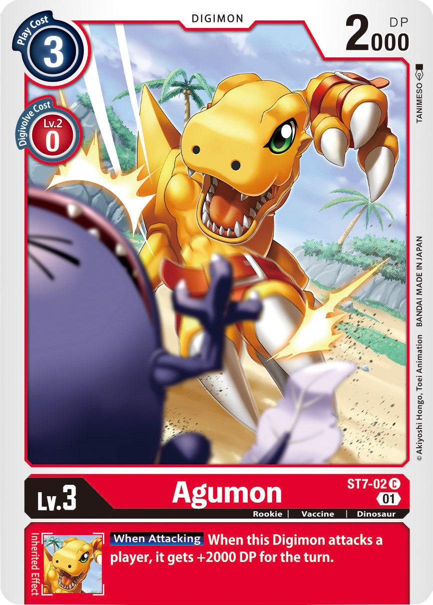 Agumon ST7-02 [ Inglese / Giapponese ]