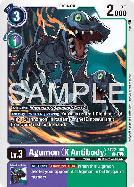 Agumon BT22-068 [ Inglese / Giapponese ]