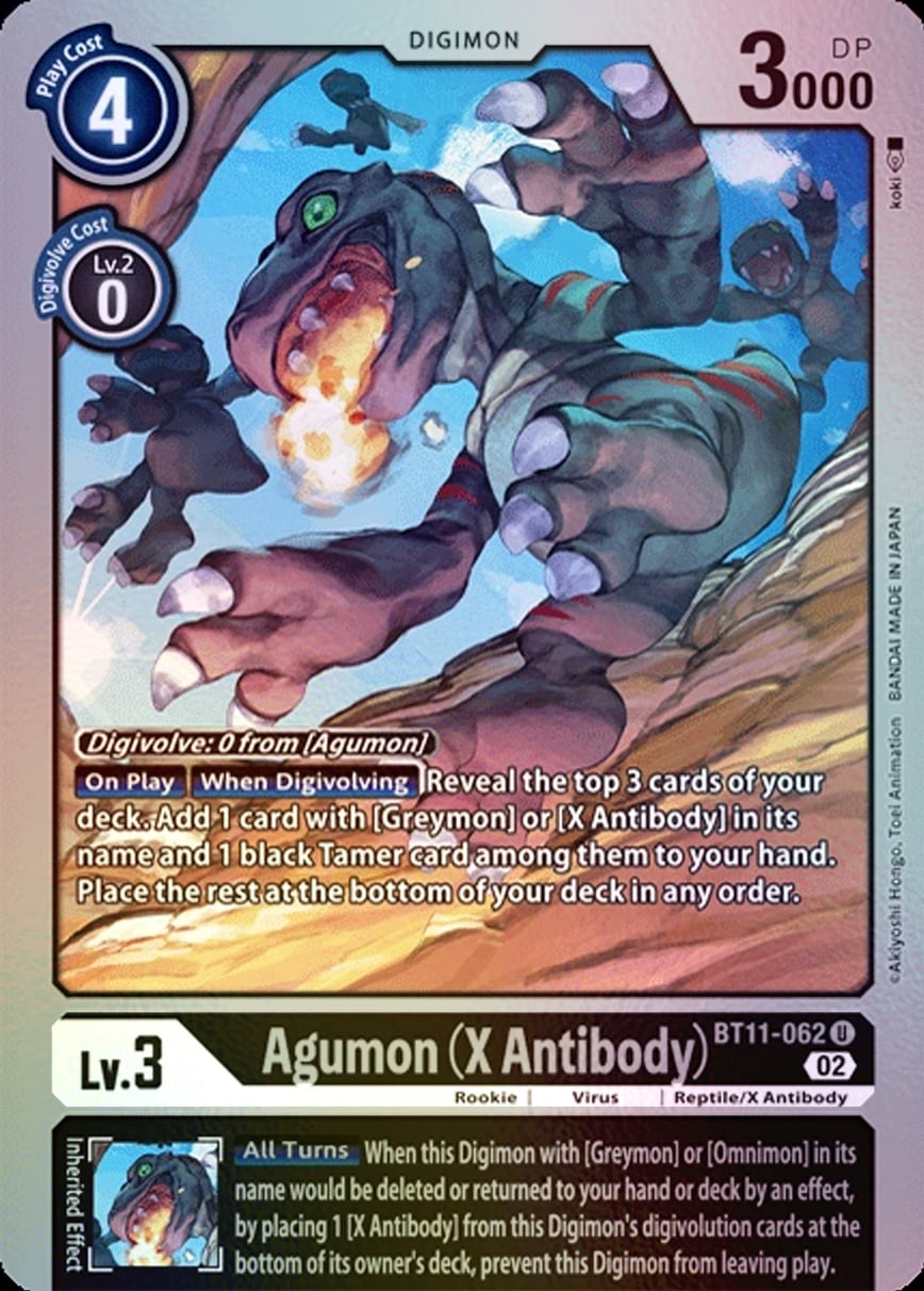 Agumon BT11-062 [ Inglese / Giapponese ]