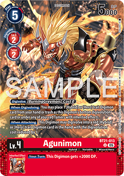 Agunimon BT21-013 [ Inglese / Giapponese ]