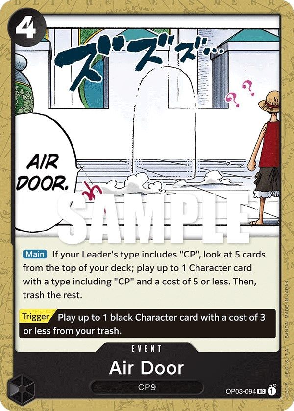 Air Door OP03-094 [ Inglese / Giapponese / Francese / Cinese Semplificato ]