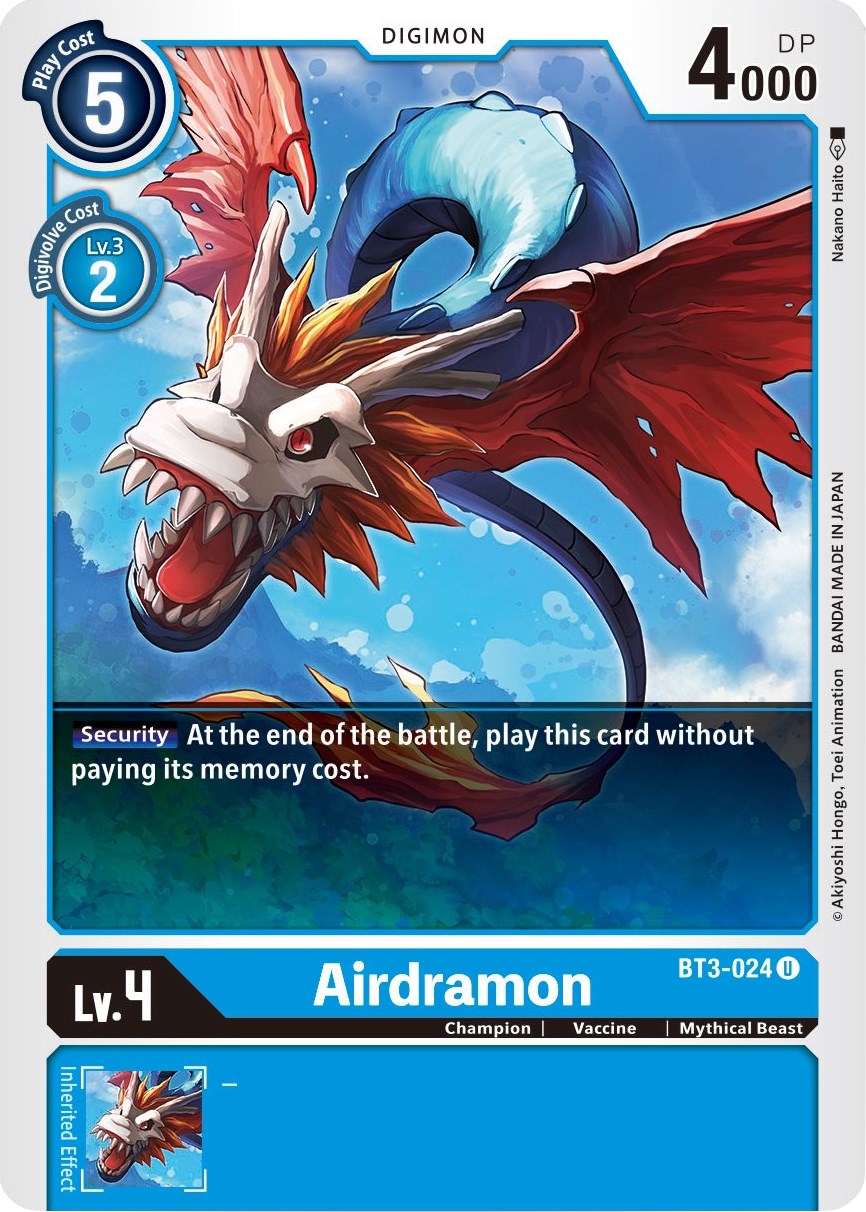 Airdramon BT3-024 [ Inglese / Giapponese ]