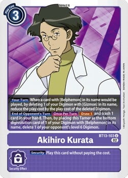Akihiro Kurata BT13-103 [ Inglese / Giapponese ]