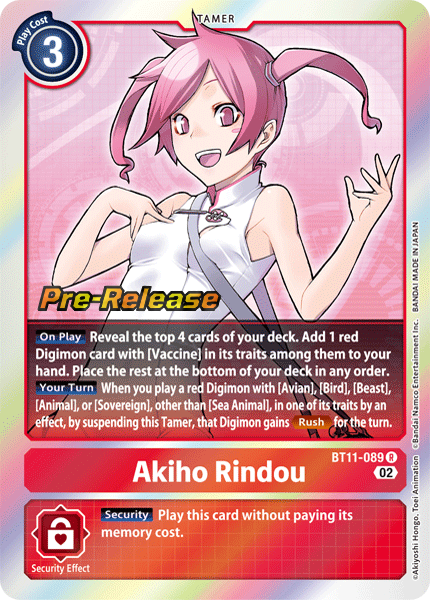 Akiho Rindou BT11-089 [ Inglese / Giapponese ]