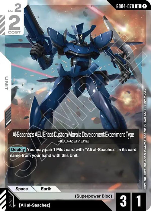 Al-Saachez's AEU Enact Custom Moralia Development Experiment Type GD04-070 [ Inglese / Giapponese ]