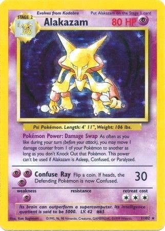 Alakazam - Set Base 1/102 [ Italiano / Inglese ]
