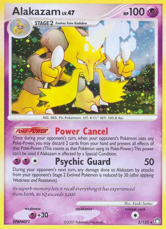 Alakazam Lv.47 - Tesori Misteriosi 2/123 [ Italiano / Inglese ]