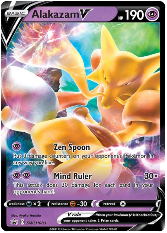 Alakazam V - Voltaggio Sfolgorante 172/185 [ Italiano / Inglese ]