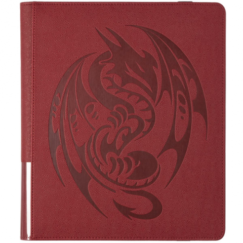 Dragon Shield: Card Codex 360 – Blood Red – Album 9 Tasche Premium con Chiusura a Elastico